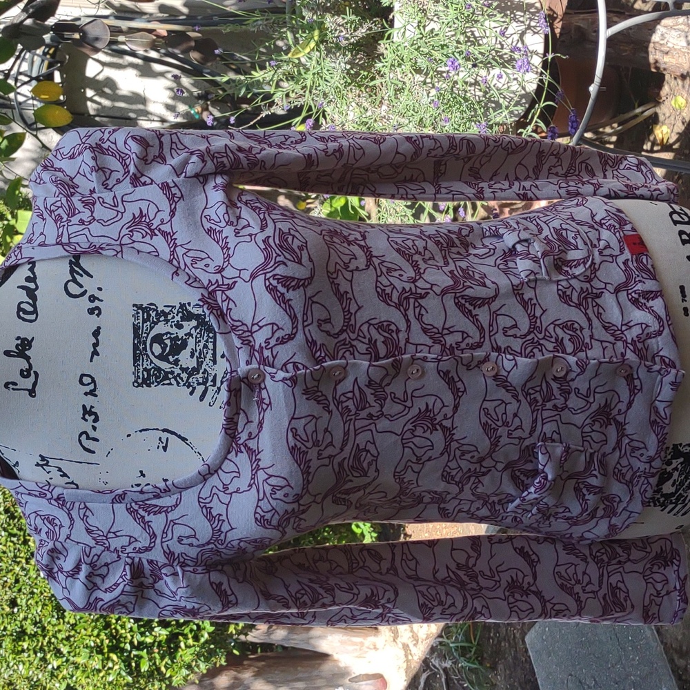 Vintage horse stampede cardigan